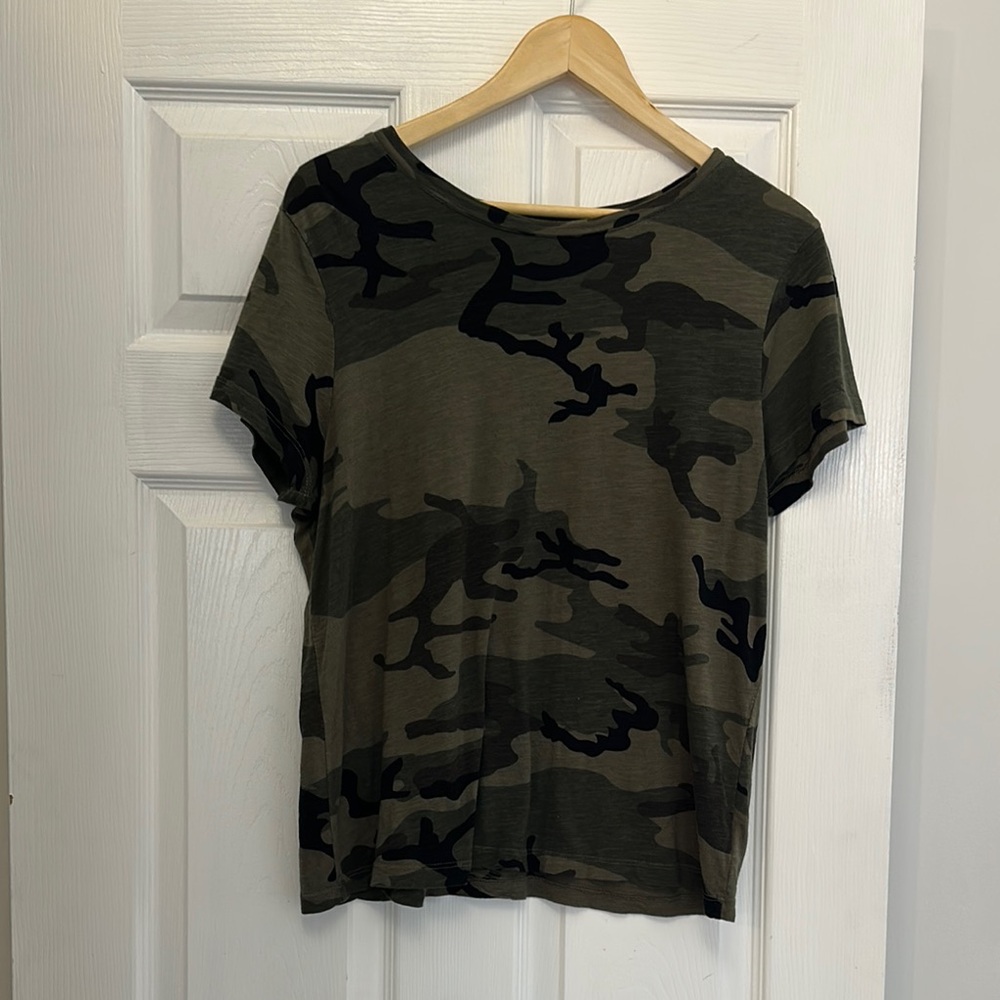 Sanctuary Camo Print Women's Top